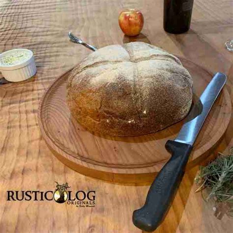 Round Wood Serving Board | Rustic Artesian Serving