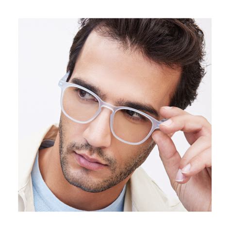 Buy Lenskart Air Blue TR90 Square Spectacles Online || Lenskart Singapore ||207481