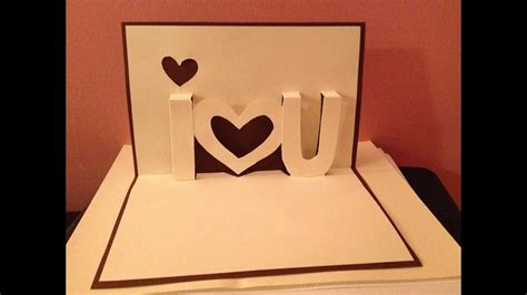 Pop Up Cards – I Love You Pop Up Card throughout I Love You Pop Up Card ...