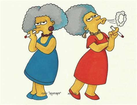 21 best Patty and Selma Bouvier images on Pinterest | Selma bouvier, The simpsons and Animated ...