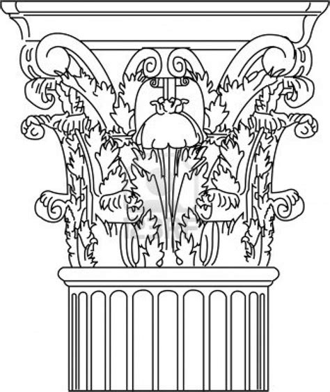 Roman Pillar Drawing at GetDrawings | Free download