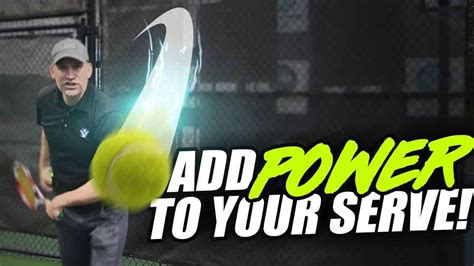 Serve Speed Tennis Lesson: 3 Simple Tips Anyone Can Use - YouTube