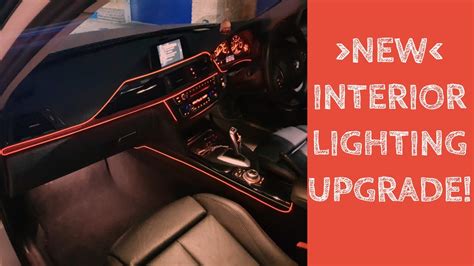 BMW F30/F31 AMBIENT INTERIOR LIGHTING (NEW 2019) - YouTube