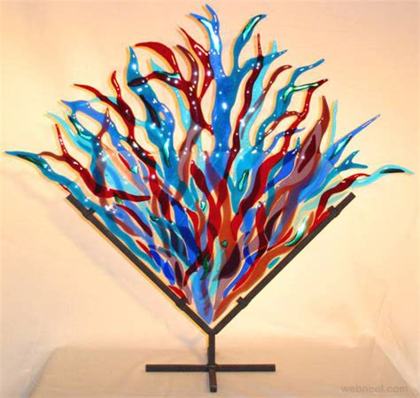 50 Beautiful Glass Sculpture Ideas and Hand Blown sculpture designs