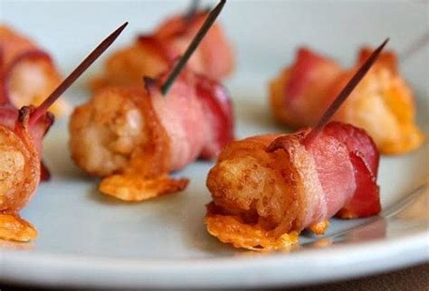 Bacon Wrapped Tater Tots - Recipe Girl