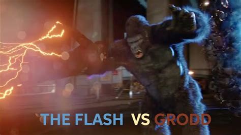 The Flash 2x07 The Flash vs Gorilla Grodd Fight Scene "Goril | Cultjer