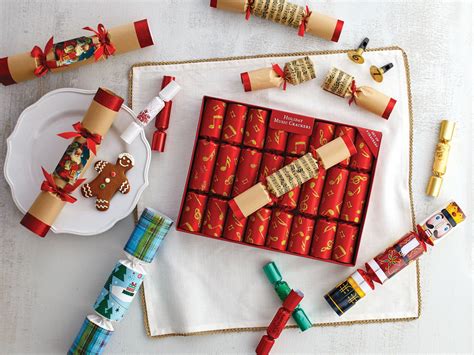 Add a touch of British tradition to this holiday season with our colorful Christmas crackers. St ...