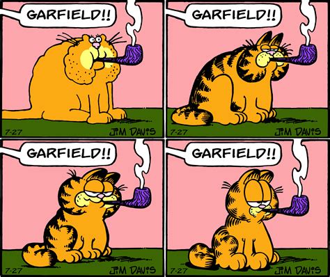 Now where could my pipe be? Garfield! : r/garfield