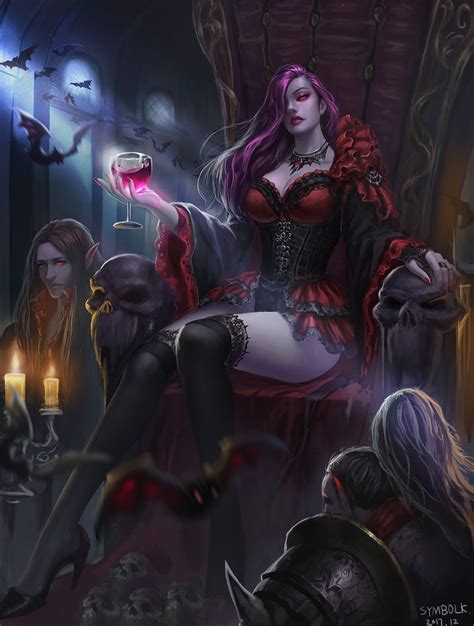 Vampire by ma xingbo Concept Artist | Dark fantasy art, Vampire art, Fantasy girl