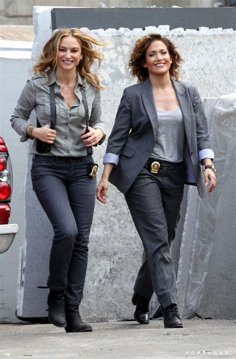 Jennifer Lopez on Set For Shades of Blue | POPSUGAR Latina Photo 5