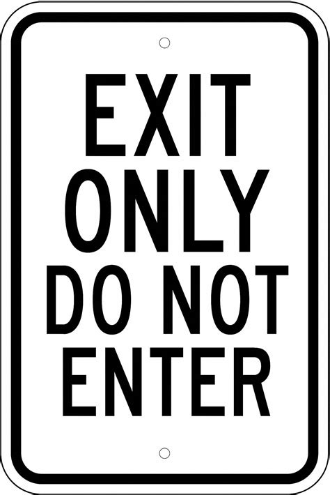 BRADY Exit Sign For Parking Lots, 18" x 12" - 38H931|124405 - Grainger