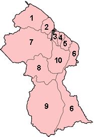 Регионы Гайаны - Regions of Guyana - qaz.wiki