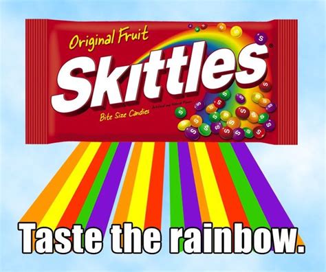 Skittles Taste The Rainbow | Taste the rainbow, Skittles, Skittles slogan