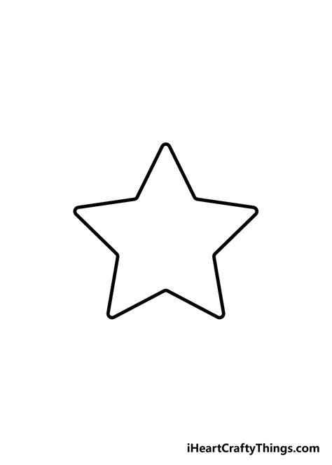 5 Point Star Drawing