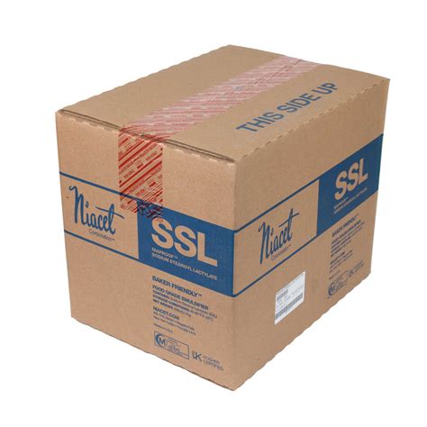 Find Sodium Stearoyl Lactylate Emulsifier in 50lb Cartons Here