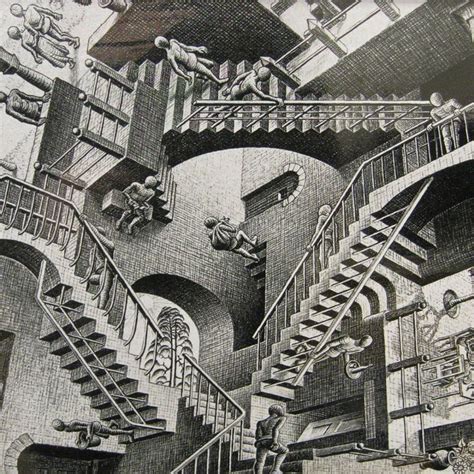 gioco di prospettive | Escher art, Escher stairs, Mc escher art