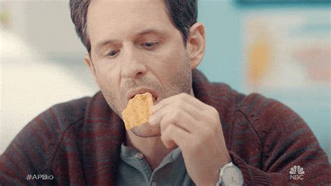 Glenn Howerton Eating GIF by NBC - Find & Share on GIPHY