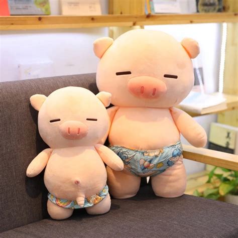 Pig Stuffed Animal Pink Pig Plush Cute Plushie Kawaii | Etsy