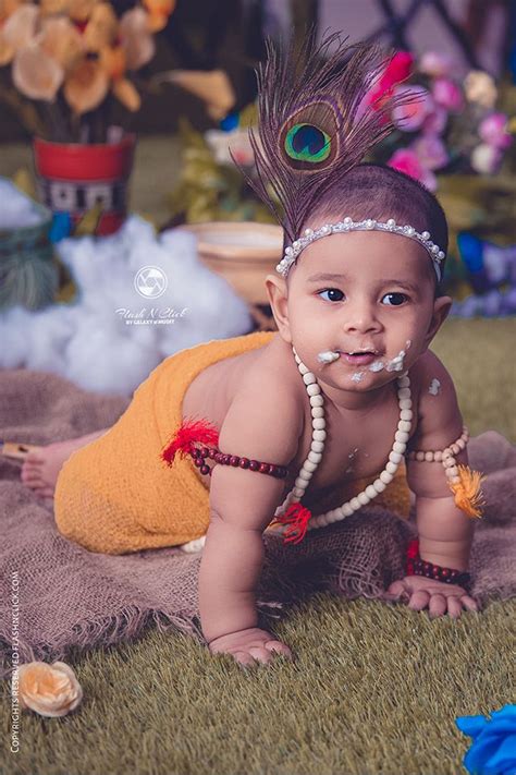 Cute Baby as Lord Krishna | Krishna Photoshoot | Baby Photoshoot as Krishna | Janmashtami ...