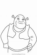 Shrek Coloring Page For Kids  Free The Third Printable sketch template