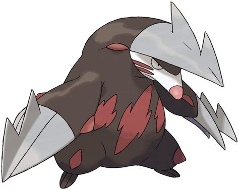 # 530 Excadrill | Pokemon black, O pokemon, Pokemon