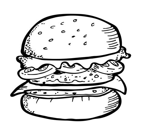 Free Hamburger Cliparts Black, Download Free Hamburger Cliparts Black png images, Free ClipArts ...