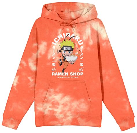 Naruto Shippuden Ichiraku Ramen Shop on Orange Wash Unisex Pullover ...