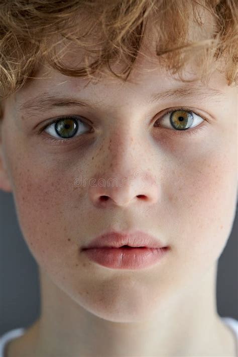 Portrait of Redhead Displeased Girl with Crossed Arms and Rollong Eyes ...