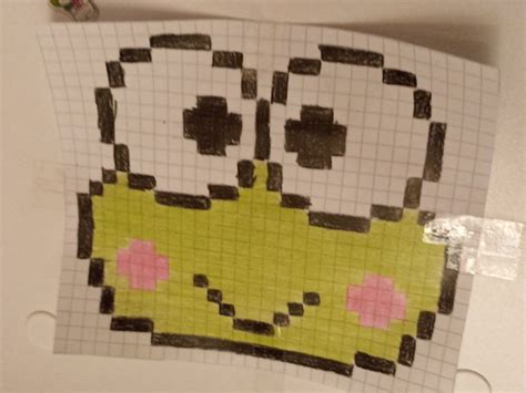 Keroppi Pixel Art Grid Pixel Art Pattern Perler Bead - vrogue.co