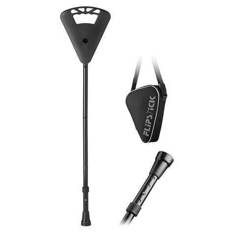 Fold Away Lightweight Adjustable Walking Stick/Cane/Seat from Flipstick ...