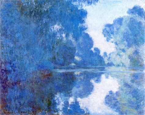 Morning on the Seine, 1897 - Claude Monet - WikiArt.org