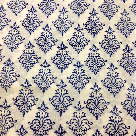 DesiCrafts: Indian block print fabric: Organic cotton fabric by DesiCrafts