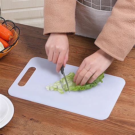 Flexible PP Plastic Non Slip Antibacterial Cutting Board Cutting Board Vegetable Fruit Slice ...