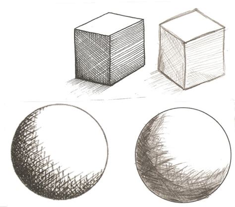 More Crosshatching Techniques and Examples! | Cross hatching, Object ...