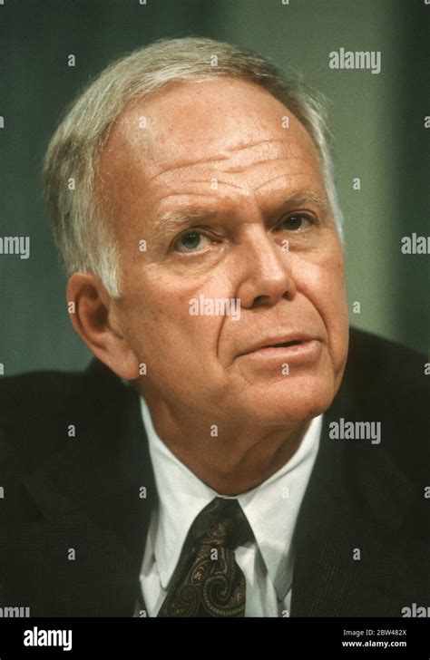 WASHINGTON, DC, USA, SEPTEMBER 8, 1993: U.S. Senator Bob Packwood (D ...