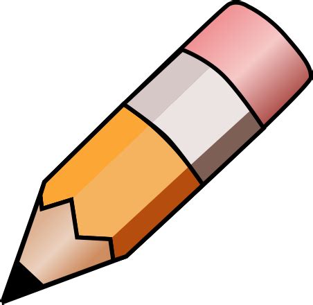 Cartoon Pencil Clip Art Image