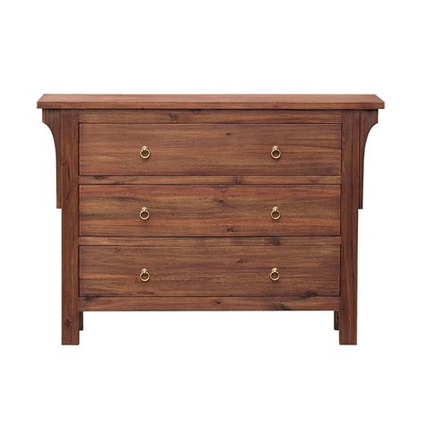 YANNIS - Chest of drawers L120xH85 - Washed antic | Furniture & Decoration｜Decosy Vietnam