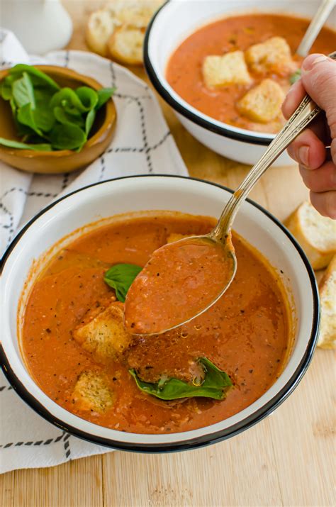 Tomato Bisque (Better Than Panera Bread's Soup) - Thriving Home