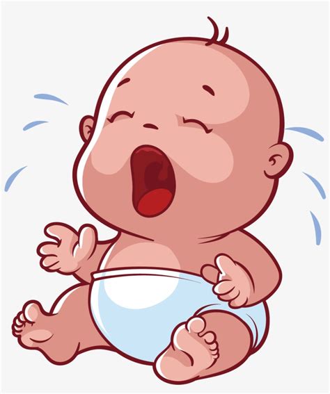 Infant Cartoon Crying - Baby Crying Cartoon Png Transparent PNG ...