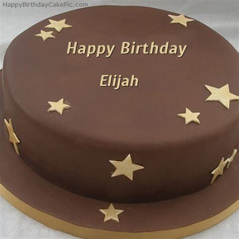 ️ Chocolate Stars Birthday Cake For Elijah