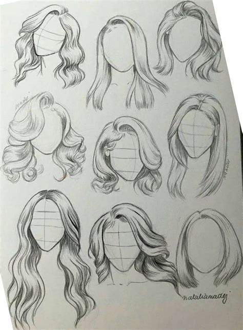 Pin by Anita Dias 🐰🐺💕💕↖(^ω^)↗↖(^ω^)↗ on haar | Girl hair drawing ...