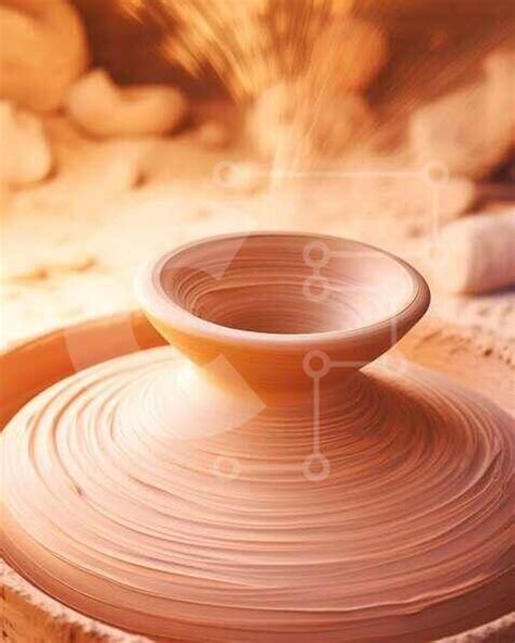 Potter's Wheel for Shaping Clay into Pottery stock photo | Creative Fabrica