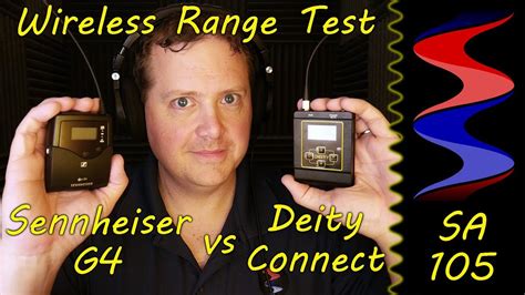 Sennheiser G4 vs Deity Connect Wireless Range Comparison - Sound Speeds ...