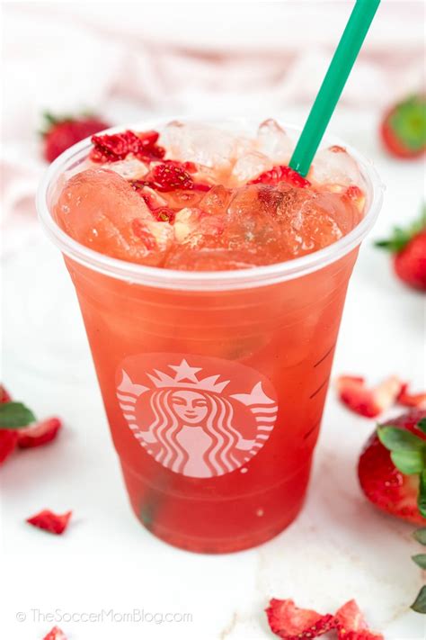 Copycat Starbucks Strawberry Acai Refresher - The Soccer Mom Blog