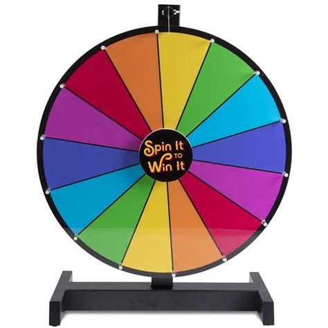 Brybelly GPRZ-407 18 in. Multi Color Prize Wheel - Walmart.com - Walmart.com