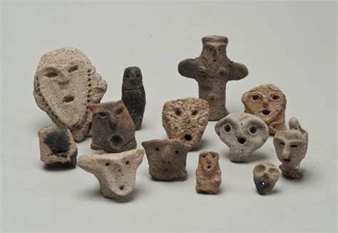 Jōmon figurines and fragments from Sannai Maruyama, Japan, Middle Jōmon Period | Ancient pottery ...