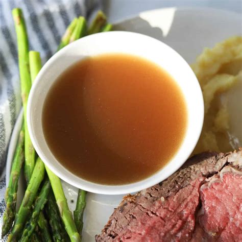 Easy Beef Broth Au Jus Recipe | Bryont Blog