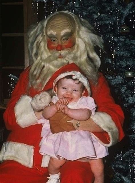 These 30 Creepy Vintage Santa Claus Photos That Will Give You Nightmares ~ vintage everyday