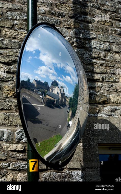 Convex road mirror hi-res stock photography and images - Alamy