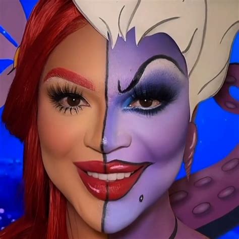 Makeup artist transforms into Little Mermaid and Ursula - Good Morning America